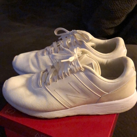 New Balance 24 White Sneakers - Picture 2 of 2
